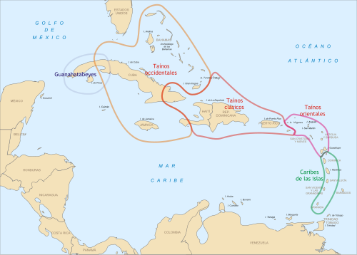 Ni los Tainos ni los Caribes eran pueblos aborigenes de las islas del Caribe